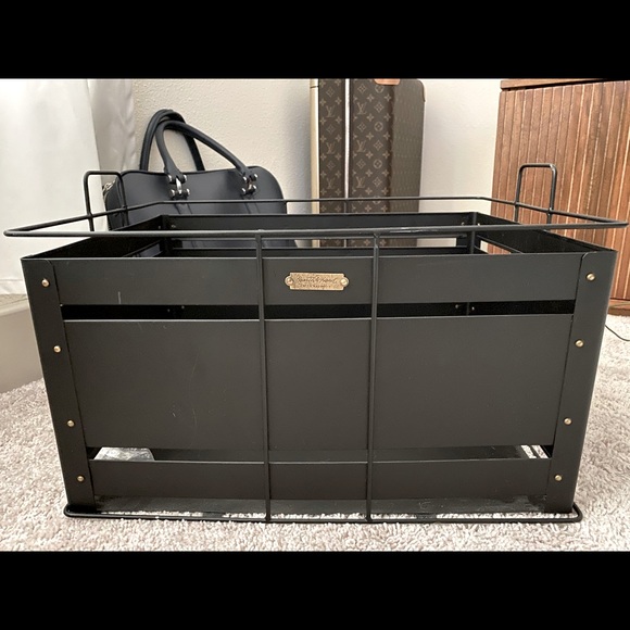 Metal Bin Large Black- Hearth & Hand Magnolia - Picture 1 of 4